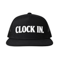 Clock In Flatbill - Black