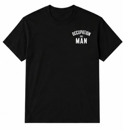 Nobody's Coming Tee - Safety Orange - Occupation Equals Man Front
